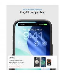 Spigen Чохол Spigen для iPhone 17, Rugged Armor MagFit, Matte Black