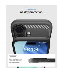 Spigen Чохол Spigen для iPhone 17, Rugged Armor MagFit, Matte Black