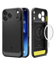 Spigen Чохол Spigen для iPhone 17 Pro, Rugged Armor MagFit, Matte Black