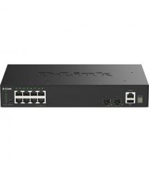 D-Link Комутатор DGS-1530-10 8xGE, 2xSFP+ Керований. L2+