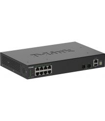 D-Link Комутатор DGS-1530-10 8xGE, 2xSFP+ Керований. L2+