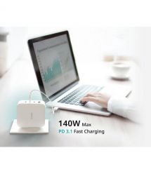 D-Link Зарядний пристрій мережевий DCF-141 140Вт GaN 3хUSB-С, 1xUSB-A, білий