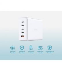 D-Link Зарядний пристрій мережевий DCF-241 240Вт GaN 4хUSB-С, 1xUSB-A, білий