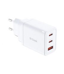 D-Link Зарядний пристрій мережевий DCP-651 65Вт GaN 2хUSB-С, 1xUSB-A, білий