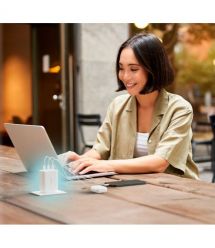 D-Link Зарядний пристрій мережевий DCP-651 65Вт GaN 2хUSB-С, 1xUSB-A, білий