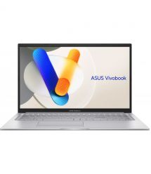 ASUS Ноутбук ASUS Vivobook 17 X1704VA-AU663 17.3" FHD IPS, Intel U300, 16GB, F512GB, UMA, noOS, Сріблястий