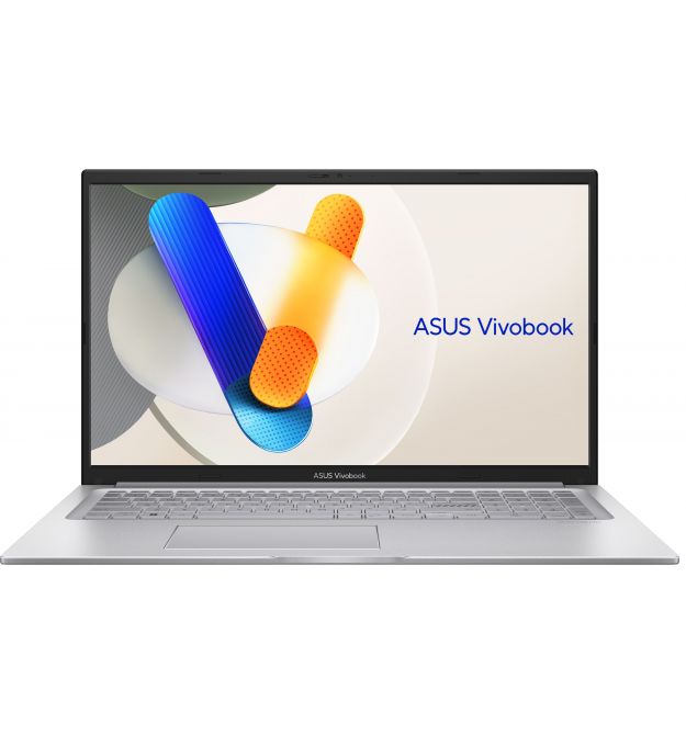 ASUS Ноутбук ASUS Vivobook 17 X1704VA-AU663 17.3" FHD IPS, Intel U300, 16GB, F512GB, UMA, noOS, Сріблястий