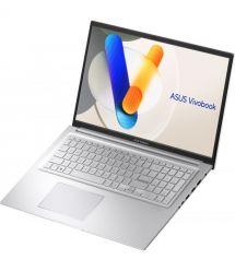 ASUS Ноутбук ASUS Vivobook 17 X1704VA-AU663 17.3" FHD IPS, Intel U300, 16GB, F512GB, UMA, noOS, Сріблястий