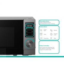 Gorenje Мікрохвильова піч Gorenje, 20л, електр. керув., 700Вт, дисплей, нерж