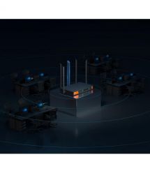 Tenda Маршрутизатор W30E Hotspot AX3000 4xGE (1xGE WAN, 2xGE LAN/WAN, 1xGE LAN)