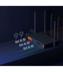 Tenda Маршрутизатор W30E Hotspot AX3000 4xGE (1xGE WAN, 2xGE LAN/WAN, 1xGE LAN)