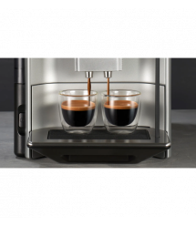 Siemens Siemens Coffee machine, 1.7L, auto capuchino maker, LED display, auto recipe-8, black-silver