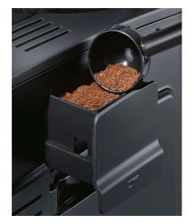 Siemens Siemens Coffee machine, 1.7L, auto capuchino maker, LED display, auto recipe-8, black-silver