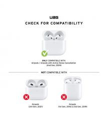 UAG Scout case for AirPods (Gen 4, 2024), Scout, Black