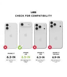 UAG Чехол для iPhone 17 Air, Metropolis LT Magsafe, Kevlar Black