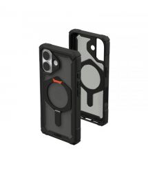 UAG Чехол для iPhone 17, Plasma XTE MagSafe, Black/Pop Orange