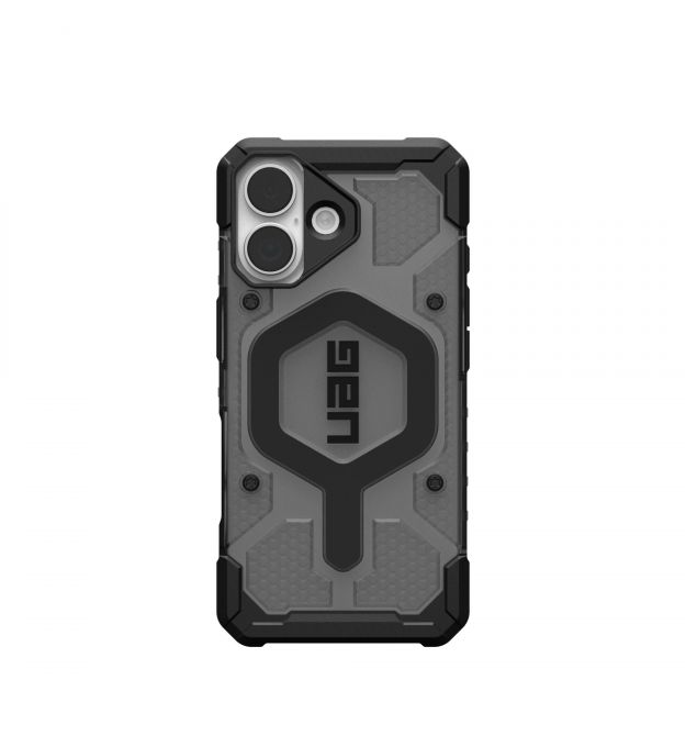 UAG Чехол для iPhone 17, Pathfinder Clear MagSafe, Ash/Black