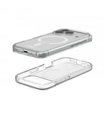 UAG Чехол для iPhone 17 Pro, Scout Clear MagSafe, Ice/White