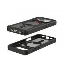 UAG Чехол для iPhone 17 Pro, Plasma XTE MagSafe, Black/Pop Orange