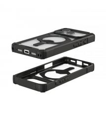 UAG Чехол для iPhone 17 Pro, Plasma XTE MagSafe, Black/Clear