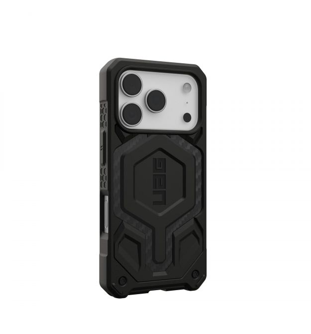 UAG Чехол для iPhone 17 Pro, Monarch Pro MagSafe, Carbon Fiber