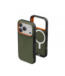 UAG Чехол для iPhone 17 Pro, Civilian MagSafe, Olive/Orange