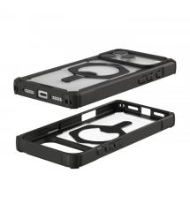 UAG Чехол для iPhone 17 Pro Max, Plasma XTE MagSafe, Black/Clear