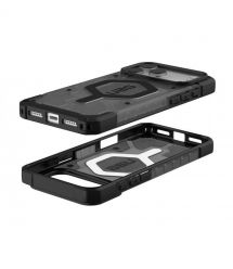 UAG Чохол для iPhone 17 Pro Max, Pathfinder Clear MagSafe, Ash/Black