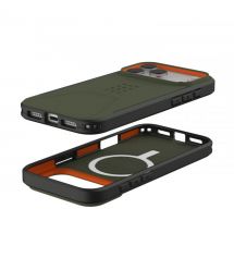 UAG Чехол для iPhone 17 Pro Max, Civilian MagSafe, Olive/Orange
