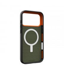UAG Чехол для iPhone 17 Pro Max, Civilian MagSafe, Olive/Orange