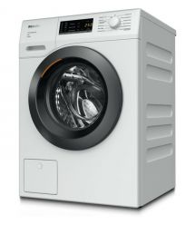 Miele Пральна машина WEA 135 WCS фронтальна, 8кг, 1400, A+++, 63.6см, дисплей, інвертор, люк сірий, білий
