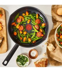 Tefal Сковорода з кришкою Day by Day, 20см, з кришкою, алюміній, бакеліт, скло, чорний