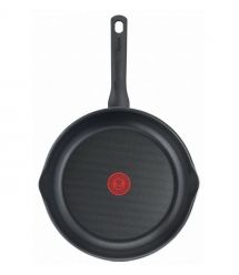 Tefal Сковорода з кришкою Day by Day, 20см, з кришкою, алюміній, бакеліт, скло, чорний