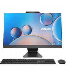 ASUS Комп'ютер персональний моноблок M3402WFAK-BPC0340 23.8" FHD AG, AMD R5-7520U, 16GB, F512GB, UMA, WiFi, кл+м, без ОС, чорний