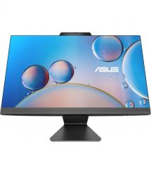 ASUS Комп'ютер персональний моноблок M3402WFAK-BPC0340 23.8" FHD AG, AMD R5-7520U, 16GB, F512GB, UMA, WiFi, кл+м, без ОС, чорний