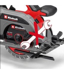 Einhell Пила дискова акумуляторна TP-CS 18/165 Li BL-Solo безщіткова 18В 5000об/хв 165х20мм 2.95кг без АКБ та ЗП