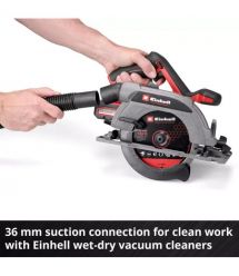 Einhell Пила дискова акумуляторна TP-CS 18/165 Li BL-Solo безщіткова 18В 5000об/хв 165х20мм 2.95кг без АКБ та ЗП