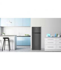 TCL Холодильник с верхн. мороз., 144x55х54.5, холод.отд.-197л, мороз.отд.-40л, 2дв., A++, ST, нерж