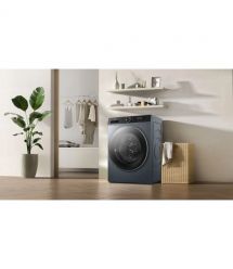TCL Стиральная машина фронтальная, 9кг, 1400, A+++, 57см, дисплей, пар, инвертор, серый