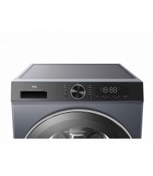 TCL Стиральная машина фронтальная, 9кг, 1400, A+++, 57см, дисплей, пар, инвертор, серый