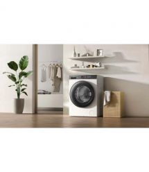 TCL Стиральная машина фронтальная, 9кг, 1400, A+++, 57см, дисплей, пар, инвертор, белый