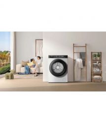 TCL Стиральная машина фронтальная, 9кг, 1400, A+++, 57см, дисплей, пар, инвертор, белый