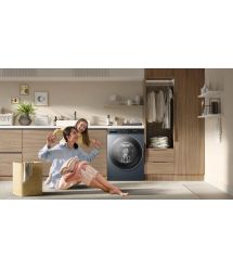 TCL Стиральная машина фронтальная, 8кг, 1400, A+++, 53см, дисплей, пар, инвертор, серый