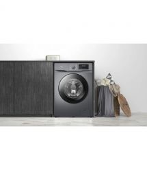 TCL Стиральная машина фронтальная, 10кг, 1400, A+++, 60см, дисплей, пар, инвертор, серый