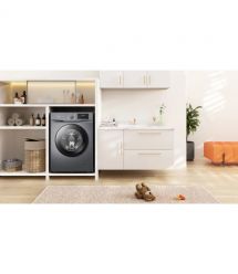 TCL Стиральная машина фронтальная, 10кг, 1400, A+++, 60см, дисплей, пар, инвертор, серый