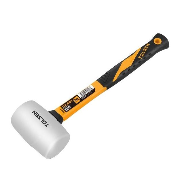 Tolsen rubber mallet 225g 30mm fiberglass handle