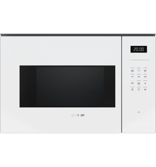 Bosch Bosch Microwave oven built-in, 25L, electronic control, 900W, grill, display, white