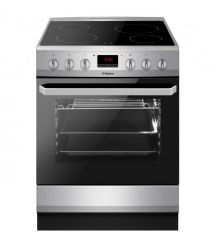 Hansa Плита електрична склокерамічна, 62л, 60x60см, дисплей, конвекція, нерж