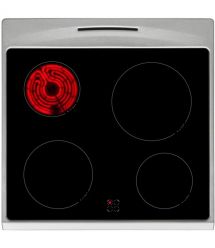 Hansa Плита електрична склокерамічна, 62л, 60x60см, дисплей, конвекція, нерж