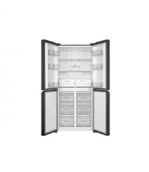 TCL Холодильник SBS, 185х84х68, холод.отд.-301л, мороз.отд.-169л, 4 дв., A++, NF, инв., диспл внешн., нерж